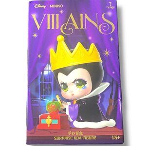 NEW- MINISO DISNEY VILLAINS SERIES BLIND BOX CONFIRMED FIGURES BLINDBOX - 1 (PC)
